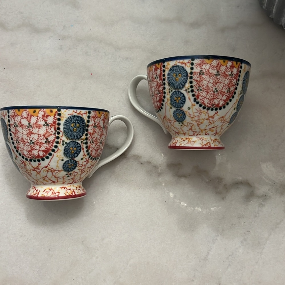 Anthropologie Kebaya Collection. Never used mugs.! Pristine
